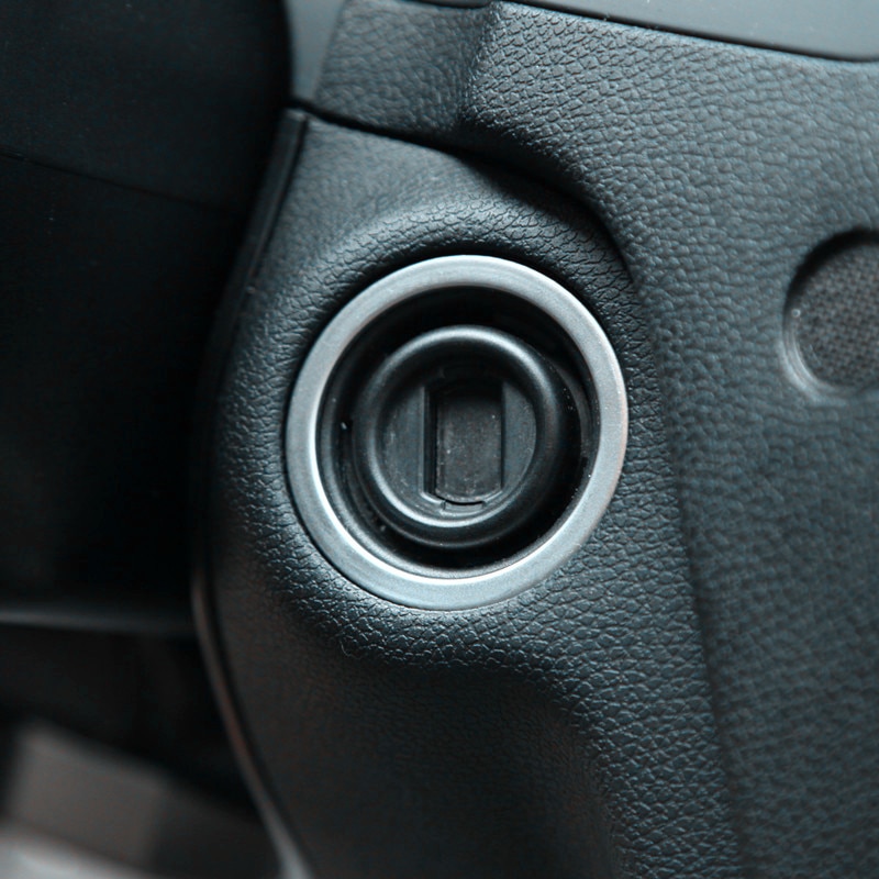 Stainless Steel Ignition Key Circle Decoration Cover Trim Car Styling For Mercedes Benz W204 W212 X204 GLK CLS C E Class