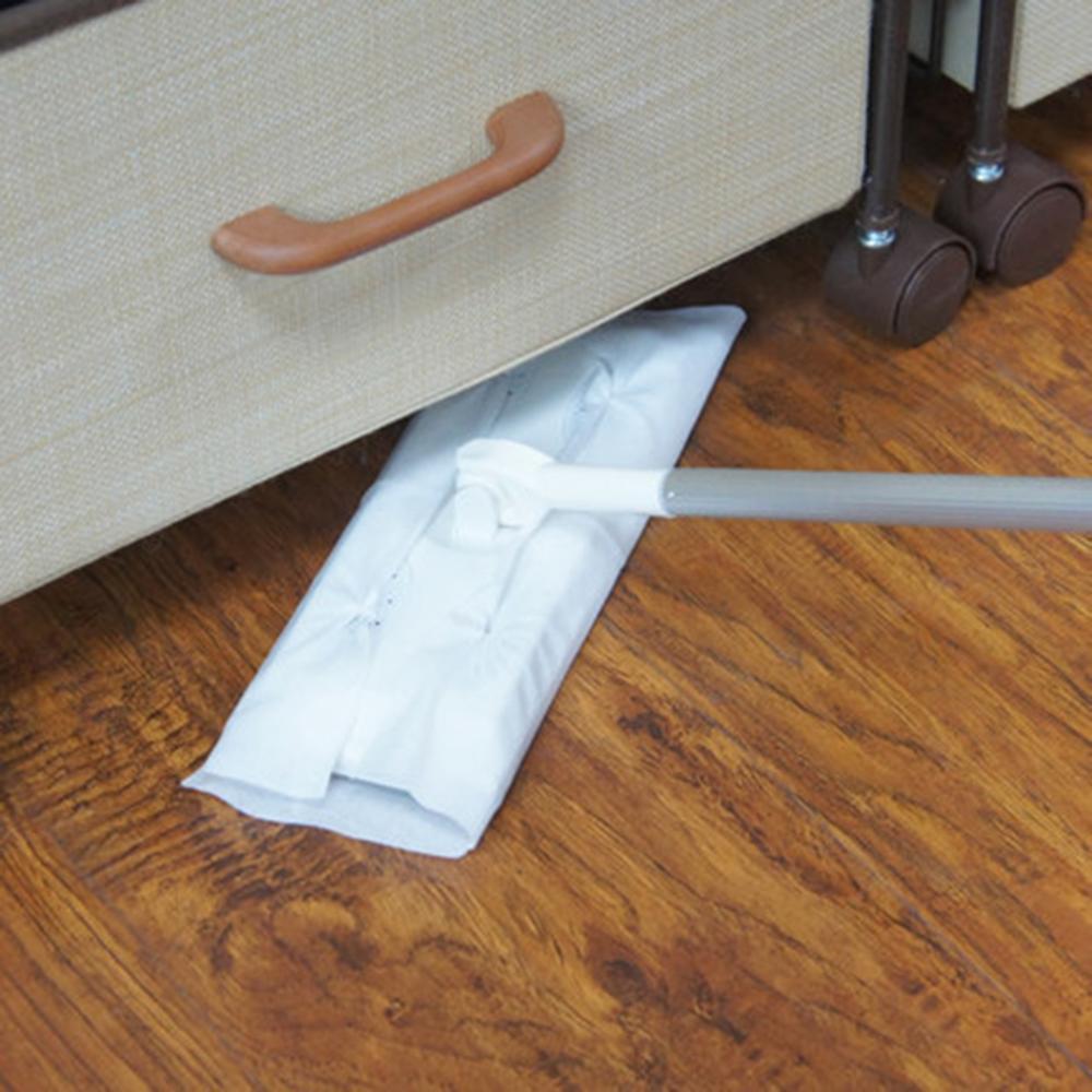 Trapeadores casa jardín Electrostático colector de polvo trapeador desechable de papel de toallitas para el suelo de hilo plano RP herramienta de limpieza para casa