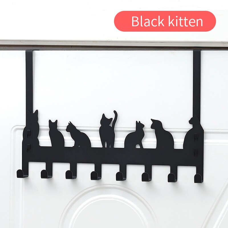 Achterdeur haak hanger deurhanger opbergruimte spijkervrij en spoorvrij mute rack gratis ponshaak gereedschap: 4