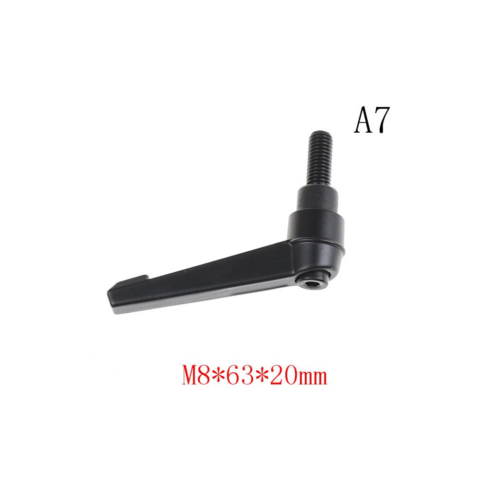 Adjustable Locking Threaded Handle Knob M6 M8 M10 Clamping Lever Machinery: A7