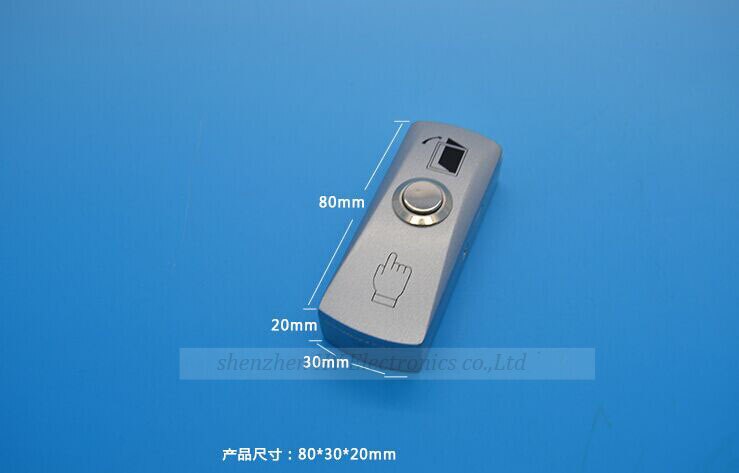 Zinc Alloy Door Exit Push Release Button Switch for Access Control System