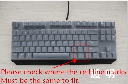 Transparent Clear Silicone Keyboard protectors Skin Covers guard For Razer BlackWidow X Tournament Edition Chroma 87key