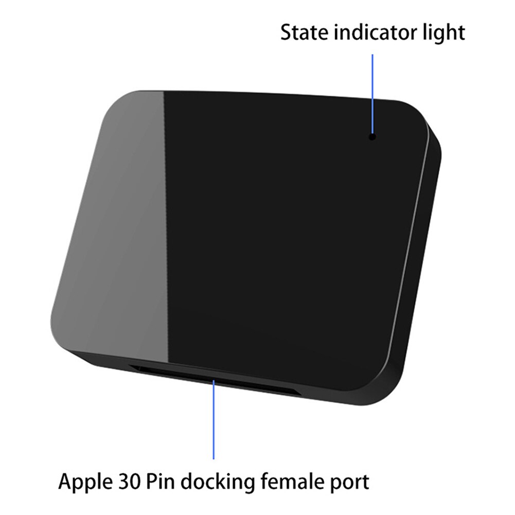 BT4877 30-Pin Bluetooth 5.0 A2DP Wireless Stereo Audio Receiver Adapter Dongle For Bose SoundDock II/10/Portable Speaker