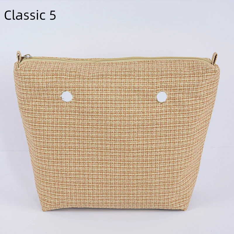 Tanqu Classic Mini Linnen Canvas Organizer Stof Binnenvoering Inzetstuk Voor Obag Mini O Tas Dames Handtas Accessoire: green