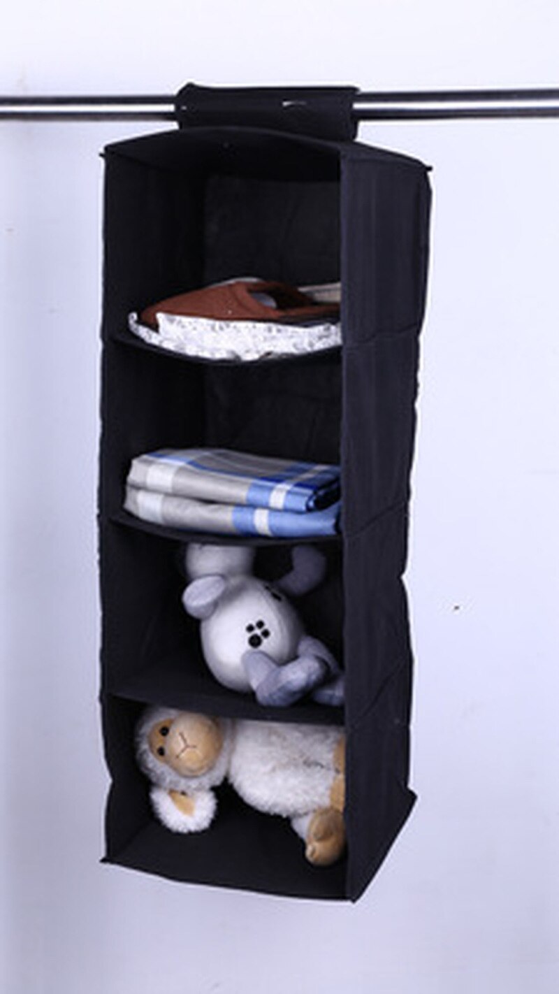 6/10 Layers Hanging Storage Bag Closet Organizer Wardrobe Organizer Clothes Door Storage Pocket Shoes Hanging Closet Organizer