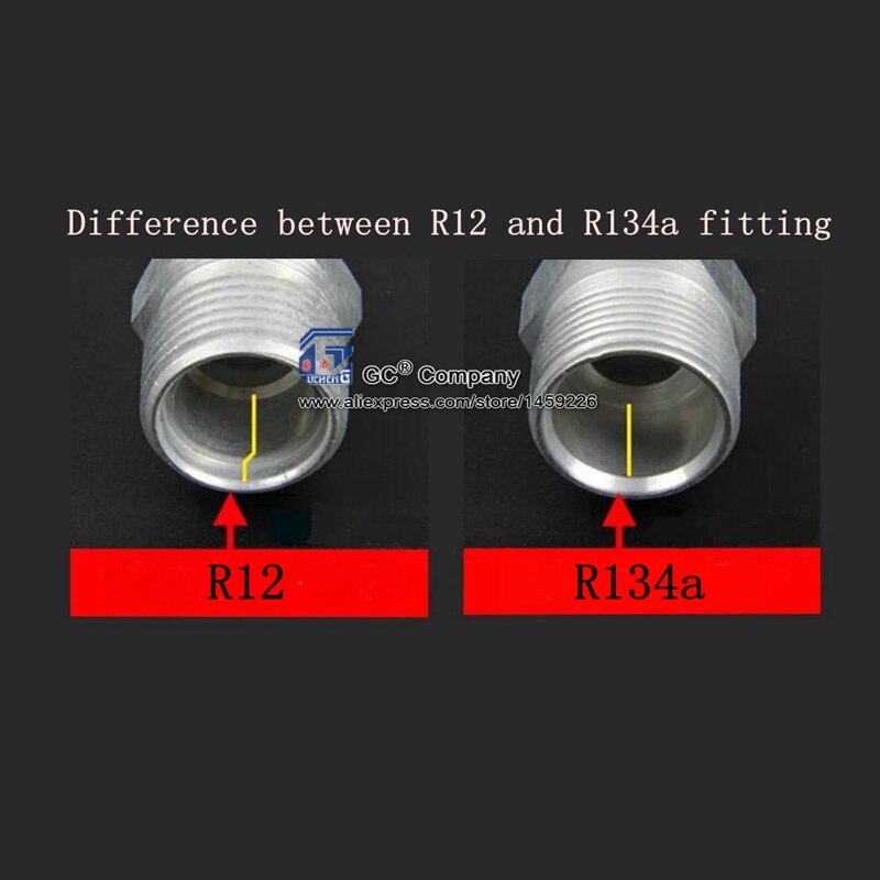R134a #6 #8 #10 Straight Male Insert O-ring Barbed Fitting for A/C Refrigerant Hose