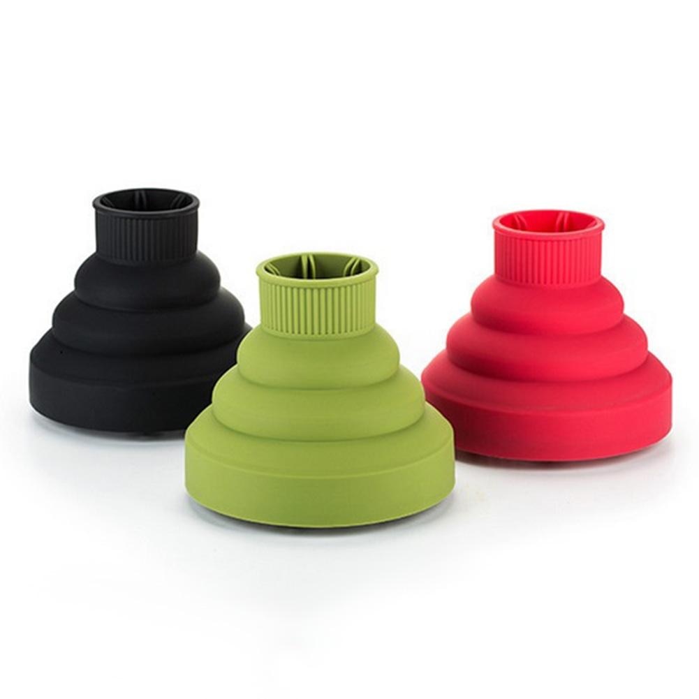Foldable Silicone Hair Dryer Diffuser Cover Heat Diffusing Blower Accessory for Easy Clean DIY Hair Styling