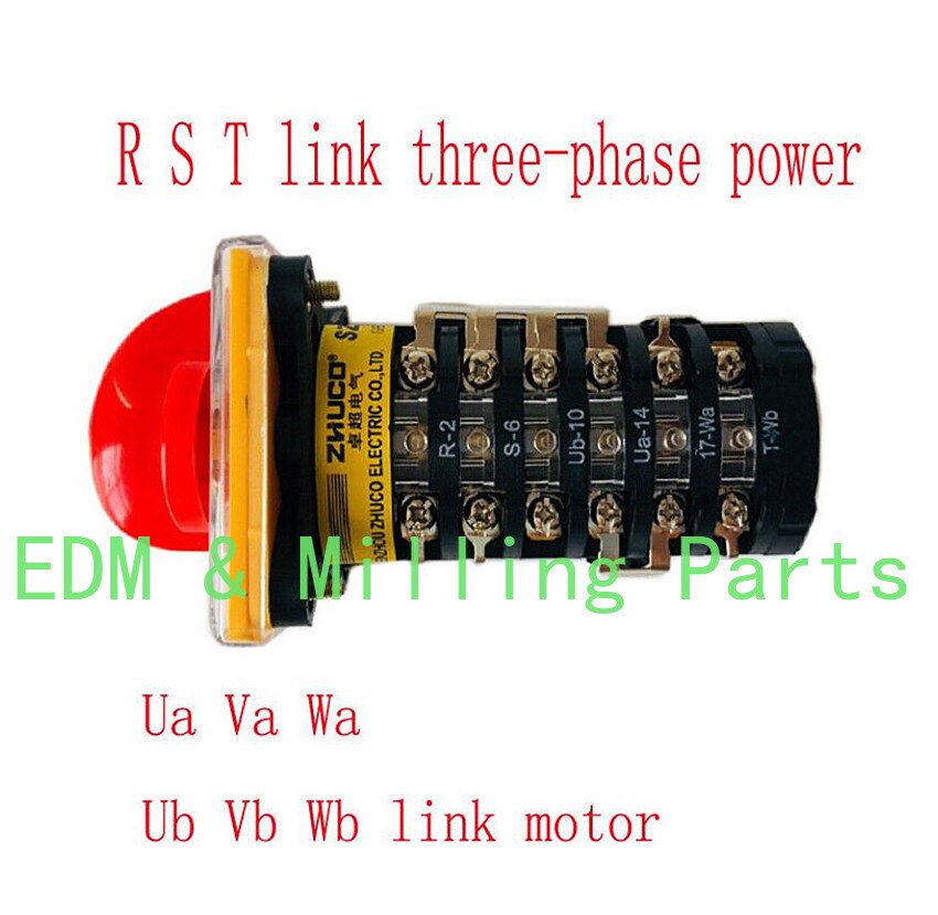 Milling Machine Switch Six Part Forward Reverse Universal Transfer CNC Mill Tool For Bridgeport Mill Part