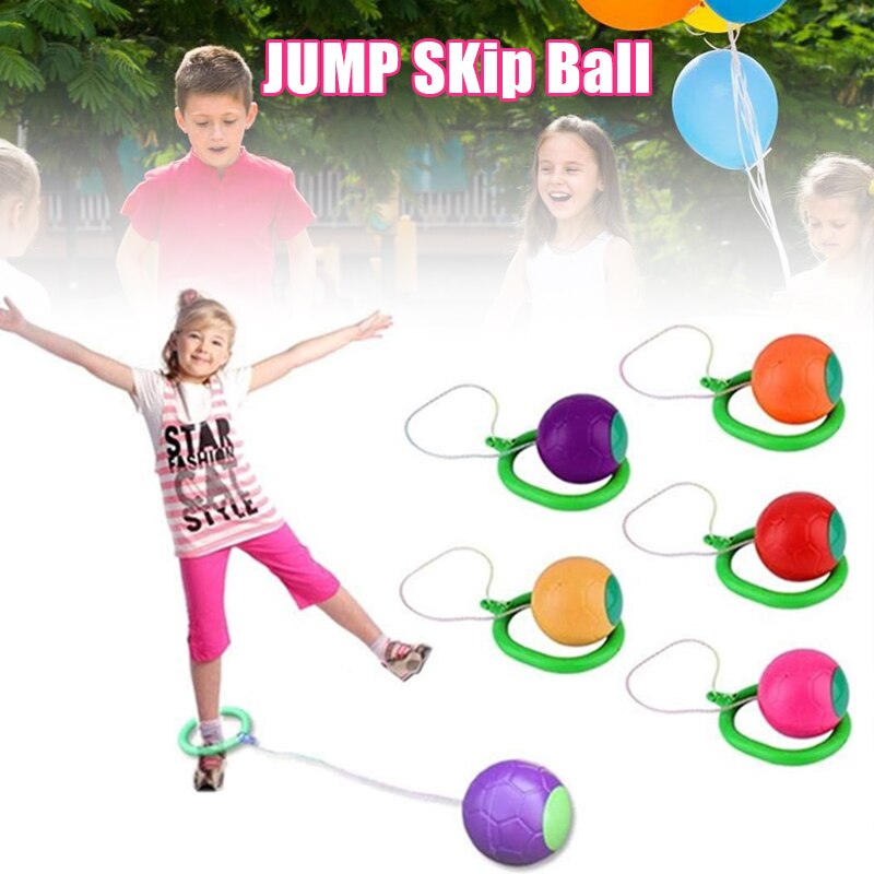 Skip Ball Children Exercise Coordination and Balance Hop Jump Playground Toy YA88