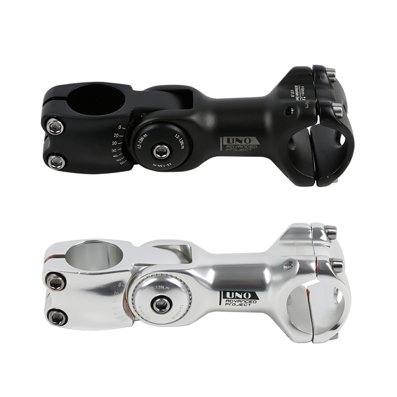 UNO Aluminium Adjustable Bike Stem Riser 25.4/31.8mm Handlebar 90mm 110mm 120MM 130MM Stem for MTB Road City Bike Bicycle part