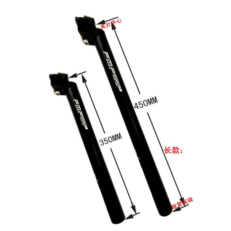 Mountainbike Fietsstoeltje Buis Aluminium Zadelpen 25.4 27.2 28.6 30.4 30.8 30.9 31.6X350 450Mm