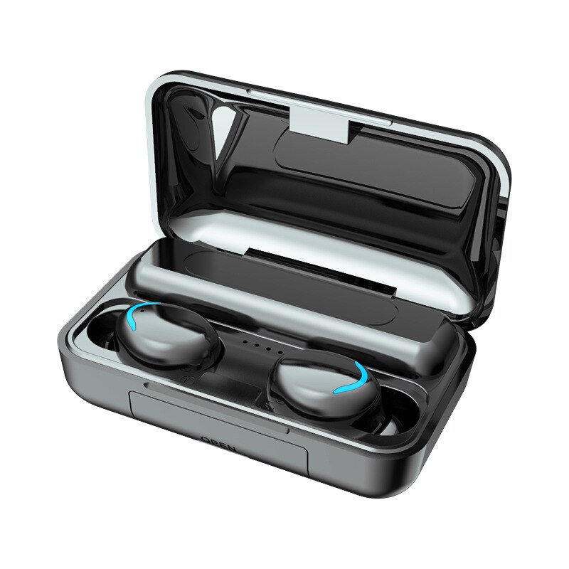 G40 Wireless Bluetooth 5.1 Earphones 9D Stereo Sports Waterproof Headsets Touch Control With 3500 mAh Charging Box Power Display: 03