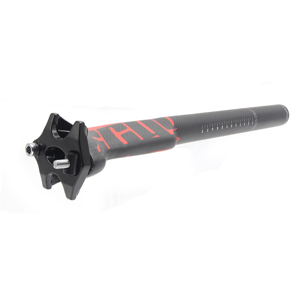 Bike Full Carbon Fiber Seat Post MTB Mountain Bike Road Bicycle Ultralight Seat Tube 27.2/30.9/31.6mm*350mm/400mm Bike Seatpost
