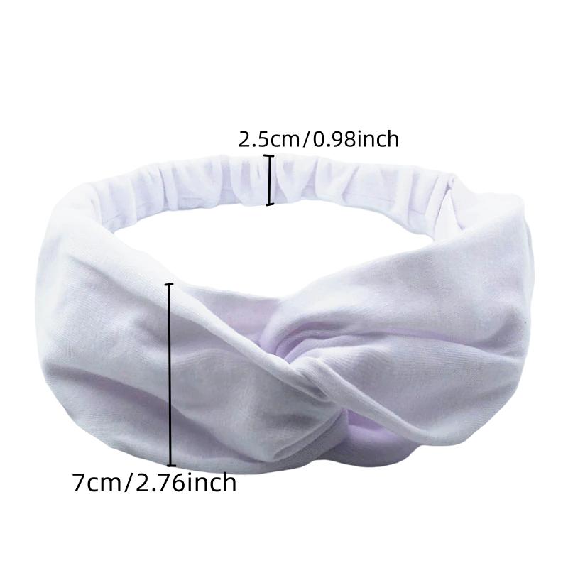Diademas torcidas de algodón para mujer, diademas elásticas con nudo, bandas para la cabeza deportivas para Yoga, maquillaje, Spa, diadema, vendaje, accesorios para el cabello para niñas
