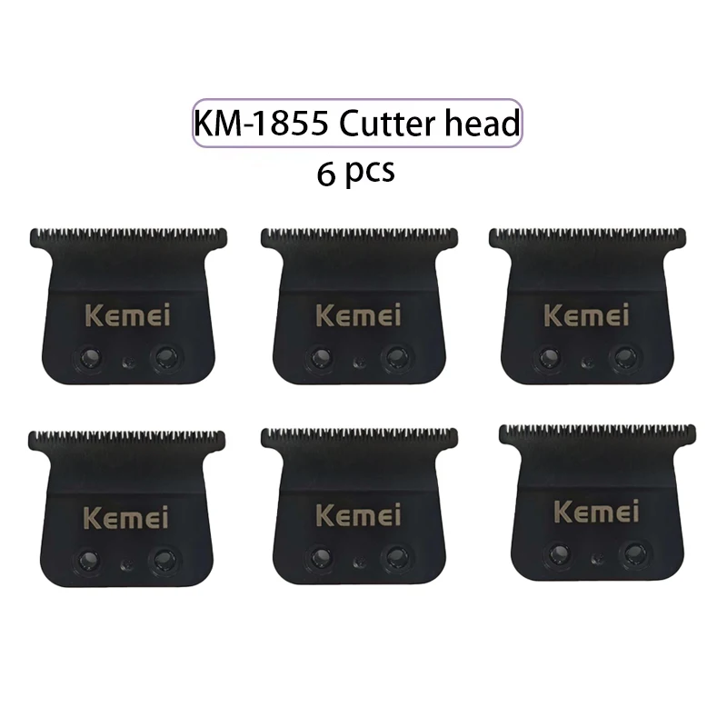 Kemei KM-1855 tondeuse à cheveux électrique produit accessoires de remplacement lame de remplacement tête Salon tondeuse à cheveux accessoires lame: kaki foncé