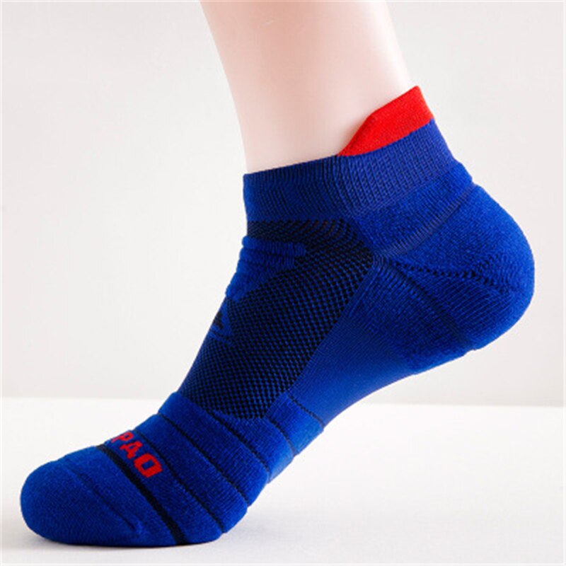 Calcetines Evobak para hombre y mujer hasta la rodilla con letras suaves transpirables para ciclismo, existencias para Fitness, baloncesto, fútbol, calcetines para gimnasio, tamaño libre: Blue