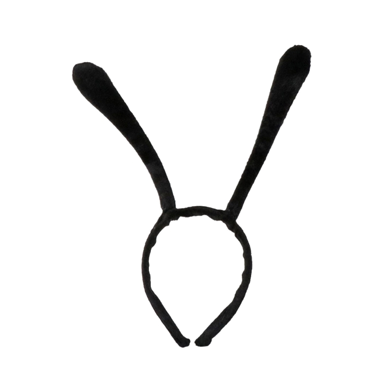 Bee Antenna Shape Headband Woman Students Cosplay Cartoon Hairband Bee Antenna Headbands Plush Childrens Day Hair Hoop: black