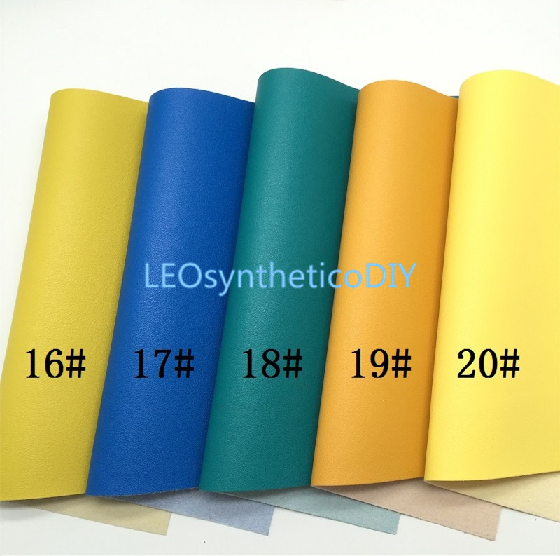 LEOsyntheticoDIY Nappa Synthetische Faux stoff Vinyl Leder Blätter Fühlte Sichern Für DIY Dearing BöGen 21X29CM T537A