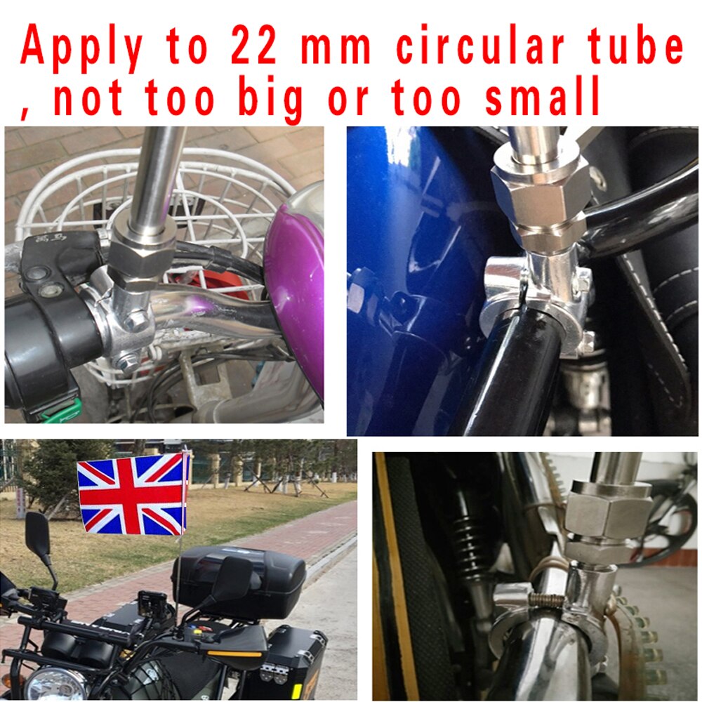1m 1,2 m 1,6 mMotorcycle Fahnenmast Teleskop Polestainless stahl metallisch lokomotive antenne fahrrad Fahrrad kart pol