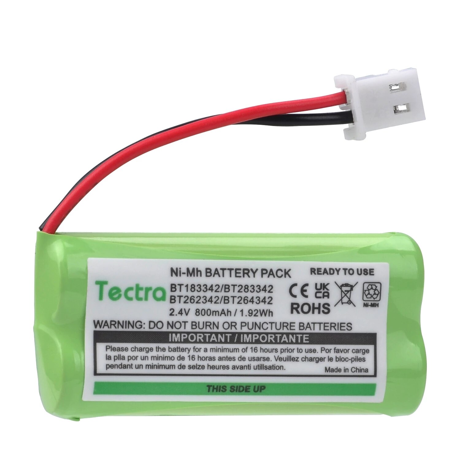 BT183342 BT283342 Draadloze Telefoon Batterij Voor At & T Vtech BT166342 BT266342 BT162342 BT262342 CS6709 CS6609 CS6509