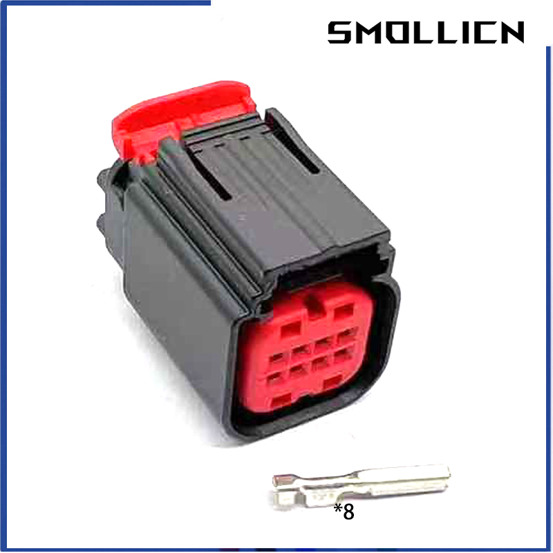 1 Set 8 Pin TE Tyco 1411001-1 Female Sealed Wire Connector For Automotive MAF Mass Air Flow Meter Wiring Plug: Default Title