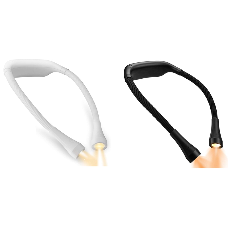 Retail LED Neck Reading Light, Books Light For Reading In Bed, Adjustable Brightness, 3 Colors, Rechargeable,Long-Lasting