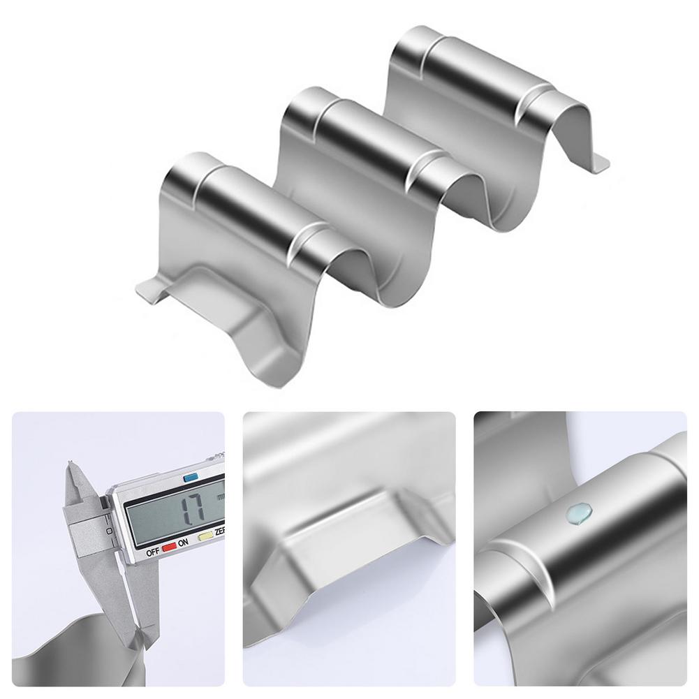 Wave Shape Stainless Steel Taco Holders Mexican Food Rack 2-3 Hard Shells Dog Holder Stand Taco Rack