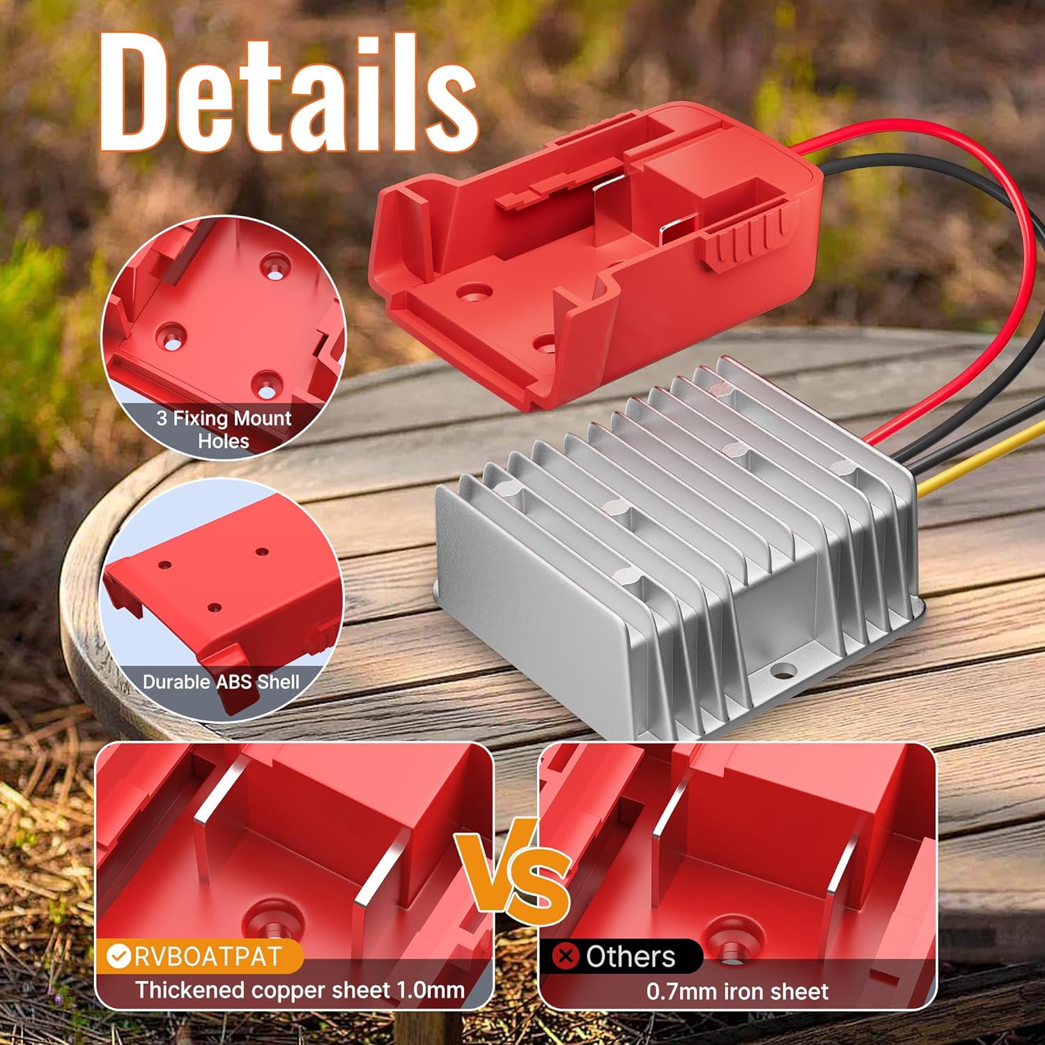18V naar 12V Step Down Converter voor Power Wheel Batterij Adapter DC 12V 20A 240W omvormer Automatische Buck Converter
