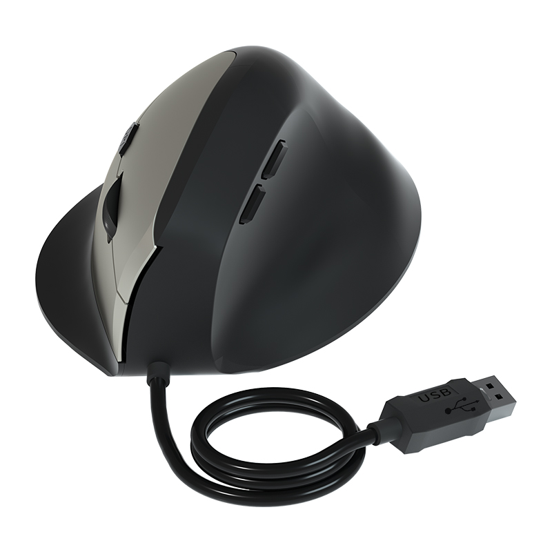 Maus verkabelt vertikale Maus ergonomisch wiederauf ladbar 3200dpi optional tragbare Gaming-Maus für Mac Laptop PC-Computer