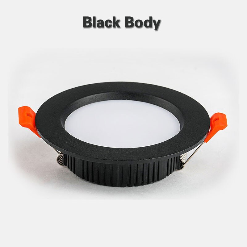 LED Downlight 12V DC 3W 5W 7W 9W 12W LED Spot Light Mini 24V Spanning Waterdichte LED Decoratie Plafondlamp Badkamer Paneel Licht: Paars / 5w / Blauw