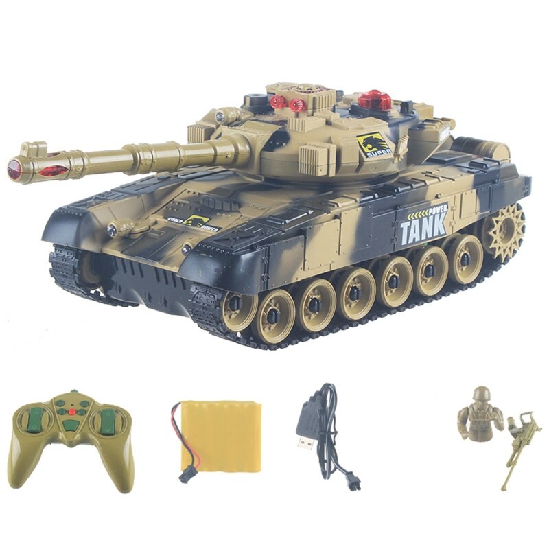 Mini Rc Panzer 2,4 ghz, Mit Usb Ladegerät, kabellos Kabel Fernbedienung, Gepanzerte XX9E: Y-32