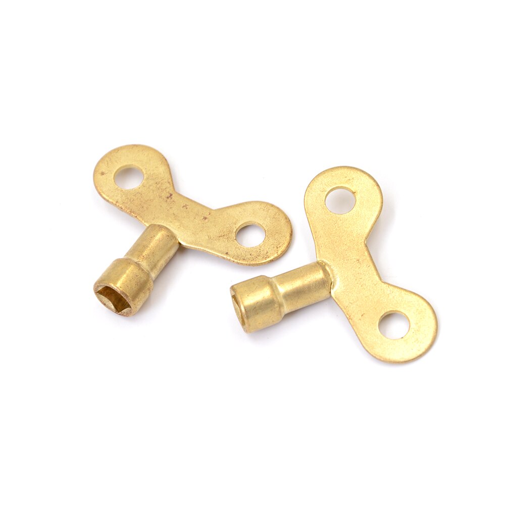 2pcs Radiator Keys Plumbing Bleeding Key Solid Water Tap For Air Valve Plumbing Tool