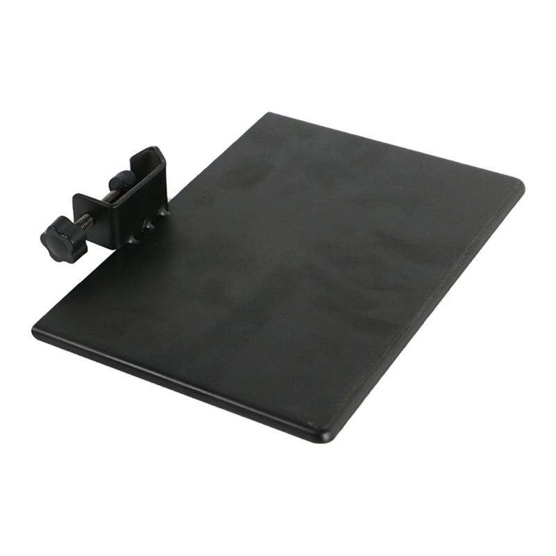 1PC Adjustable Meta LMicrophone Stand Accessory Tray Metal Clamp-On Tray For Instrument Stand