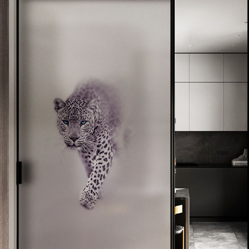 Frosted Privacy Window Sticker Opaque Glass Window Protective Film for Home Bathroom Shower Door Decor