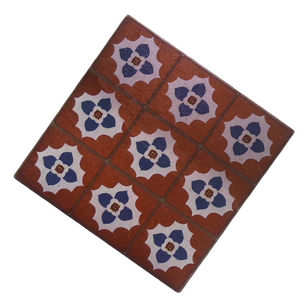 1/12 Casa di bambole vino Rosso Pavimento di Piastrelle per Dolhouse Soggiorno telecamera Da Letto Pavimenti Pavimenti