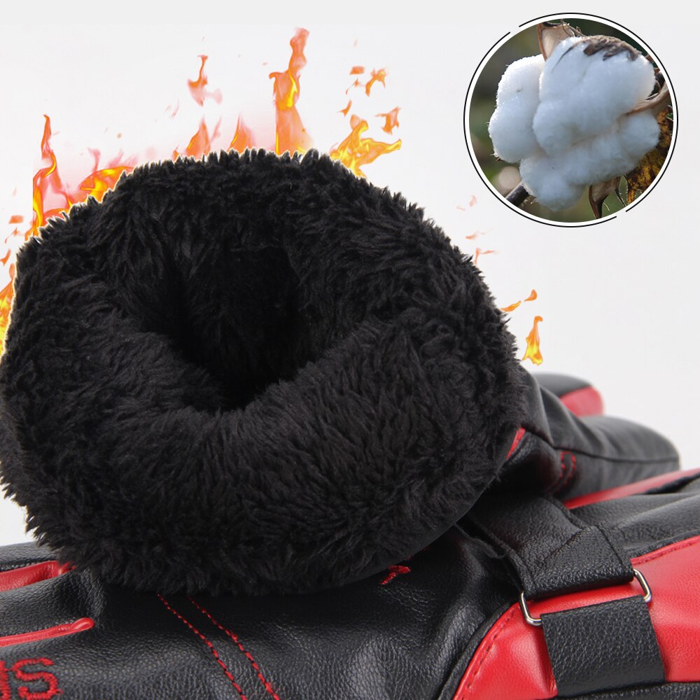 Heated Motorcycle Gloves Waterproof Heated Guantes Moto Touch Screen Battery Powered Motorbike Racing Riding Gloves Winter