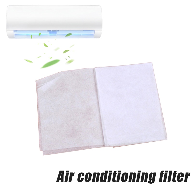 Airconditioning Filter 2 Stks/pak Stofdicht Papier Netto Lijm Zuiverende Voor Thuis Slaapkamer UD88