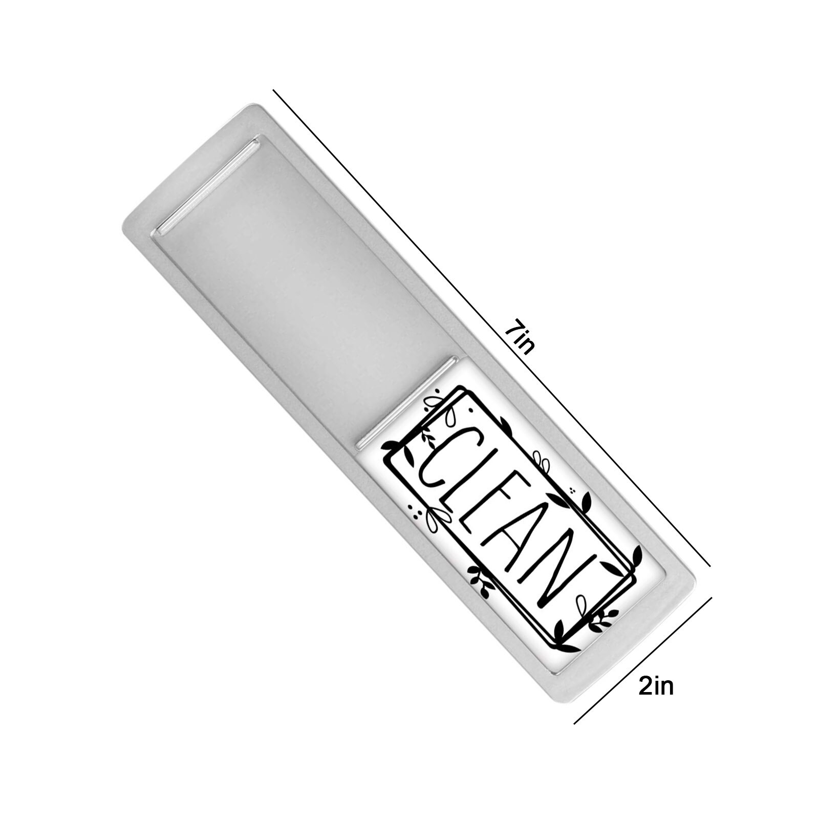 Dishwasher Clean Dirty Sign Magnet Non-Scratching Strong Magnet Options Indicator Tellers Universal Kitchen Dishwasher Sticker