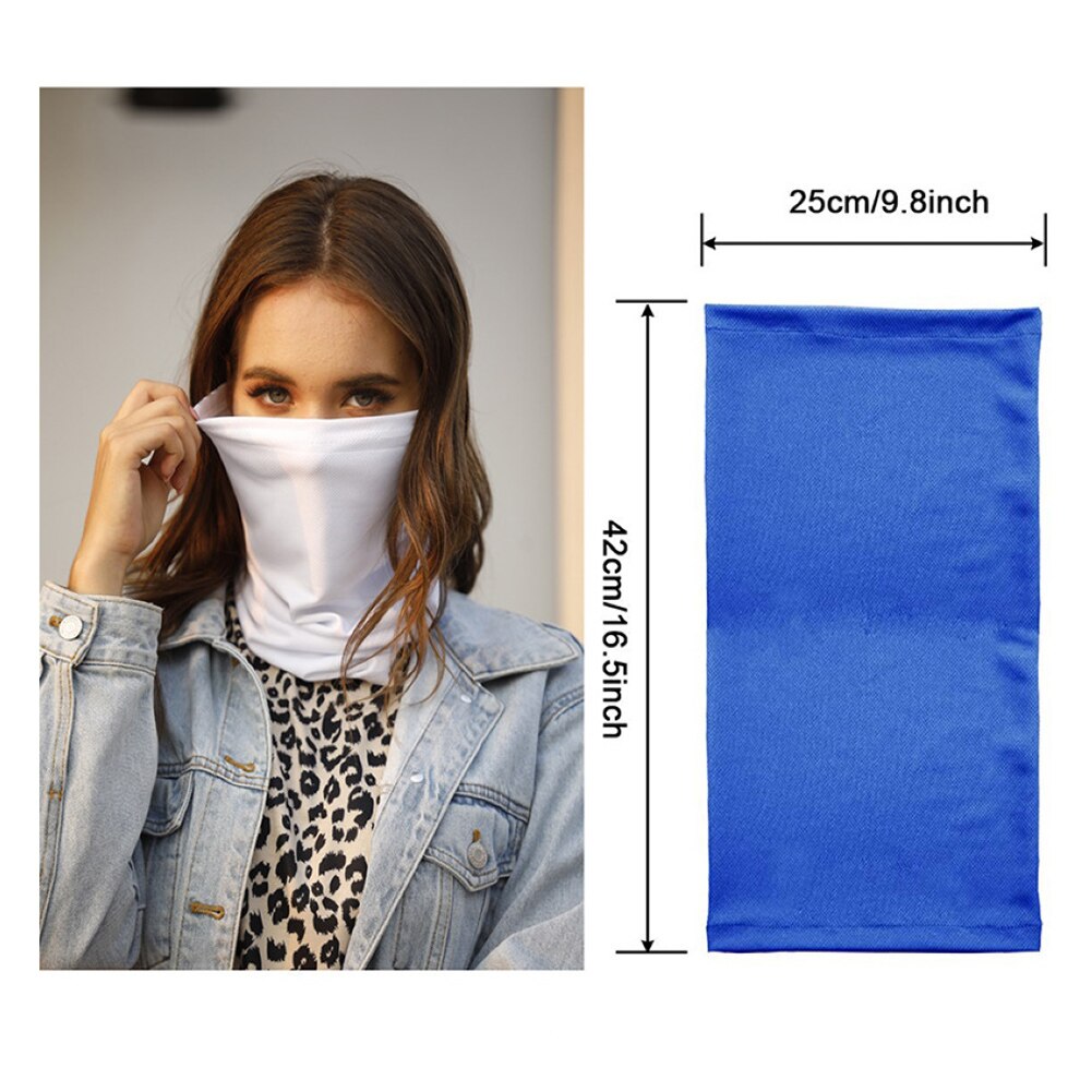 Schal Sommer 1 + 2 stücke draussen Radfahren Anti UV Staub Bandana Gesicht Abdeckung Hals Gamasche Schal mit Filter Frauen