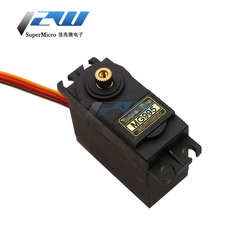 MG995 Analog Metal Servo 55g Servo, High Speed Digital Servo Motor for RC Car Robot Helicopter (180 Control Angle)