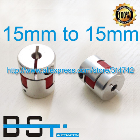 Motor Coupling 15mmx15mm 15mm to 15mm bore size Jaw Coupler