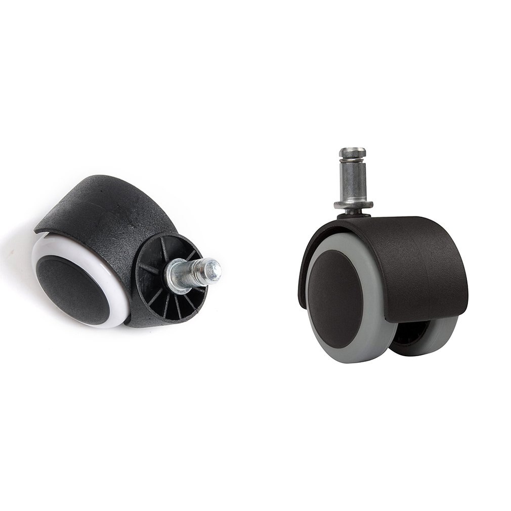 Stille Versterkte Meubelwielen 2 Inch Polyurethaan Universele Wiel Baas Stoel Wiel Bureaustoel Wielen