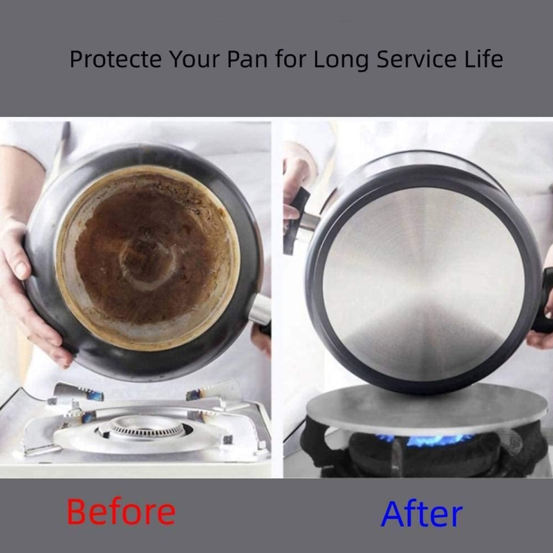 A0KE 20/22/24cm Durable Induction Cooktop Adapter Plate for Electric Stove for Home