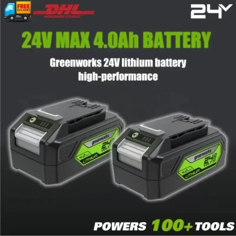 Märke för greenworks-batteri 24v litiumjonbatterier 4.0ah verklig kapacitet (greenworks-batteri)