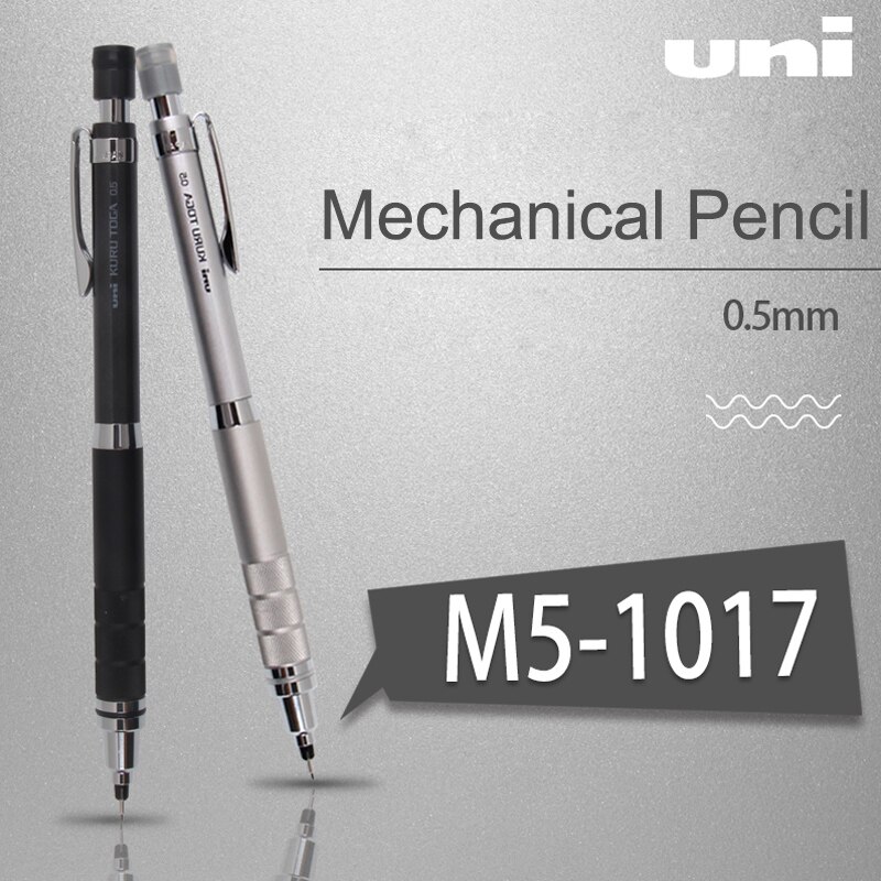 Mitsubishi uni  m5-1017 kuru toga roulette model auto bly rotation 0.5 mm mekanisk blyant kontor & amp; skoleartikler
