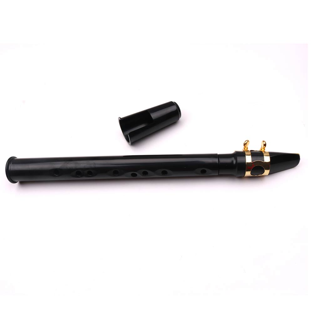 Pocket Saxophone Mini Saxophone Portable Little Sax Black Woodwind Instrument