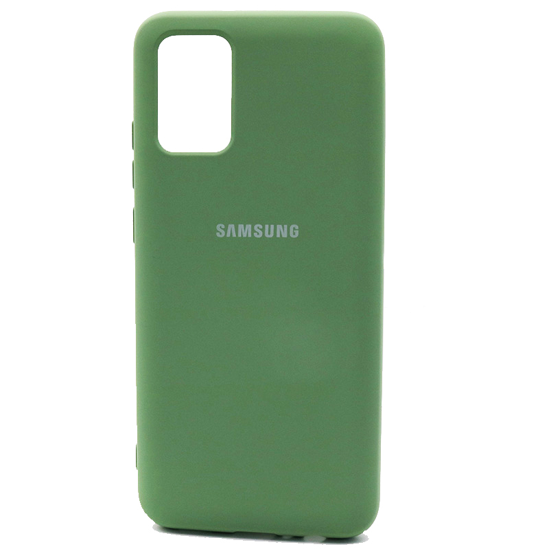 A02s etui Samsung Galaxy A02S SM-A025F A 02S jedwabisty silikonowy pokrowiec wysokiej jakości miękki w dotyku tył ochronny: Mint green