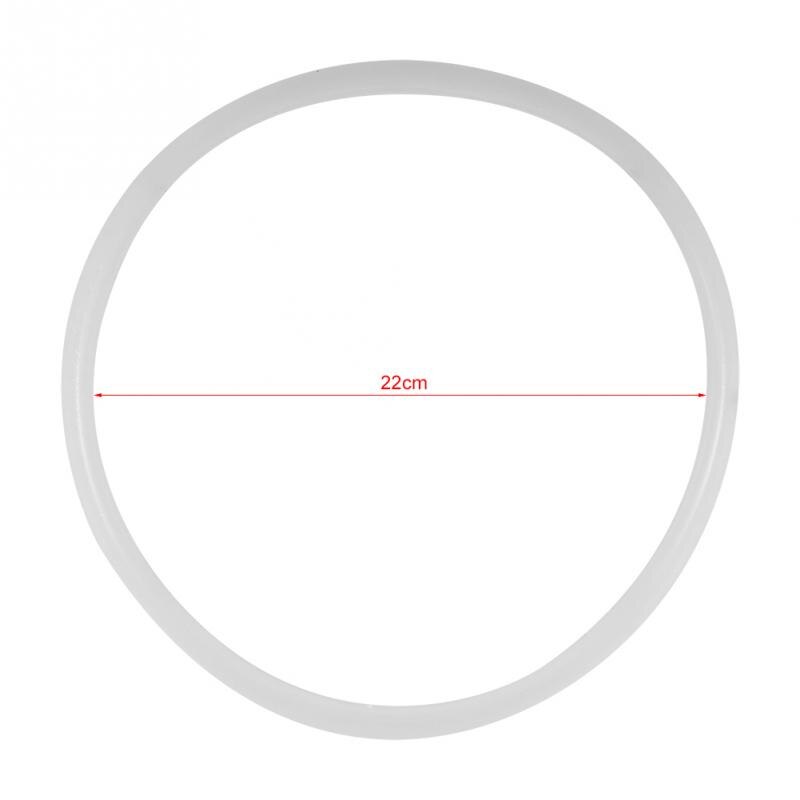 Snelkookpannen Wit Silicone Rubber Pakking Afdichtring 22 24 26 28 30 32 cm Snelkookpan Afdichtring Keuken koken Gereedschap: 22cm