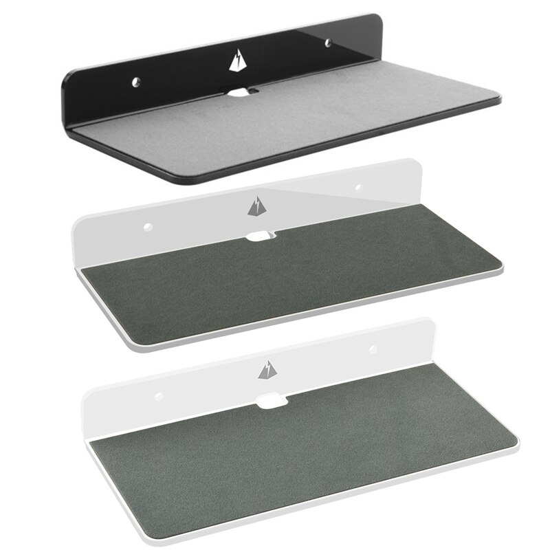 Wall Shelf Speaker Stand, Acrylic Wall Mount Display Shelf for Bluetooth Speaker, Webcam, Cell Phones, Toy