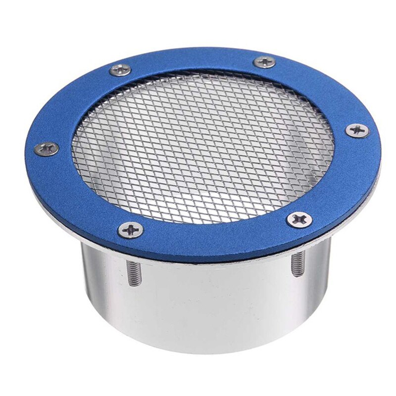 Auto Auto Universal- Luft entlüften Luft Aufnahme Für Benz Staub Luftkanal Gitter Universal- Luftkanal Kalten Luftfilter Stoßstange entlüften Einlass: Blau